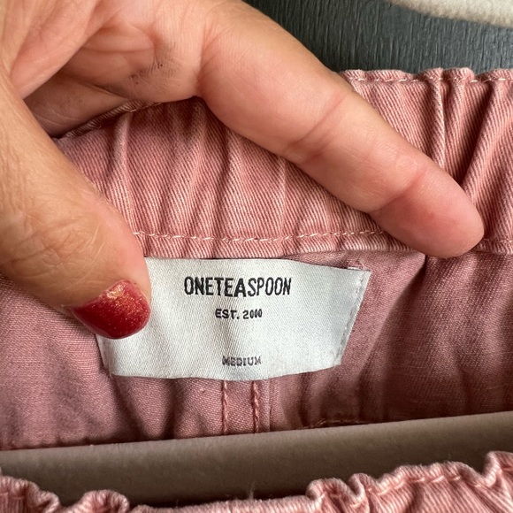 One Teaspoon Shabbies Drawstring boyfriend Jeans in pink Medium - Picture 9 of 10
